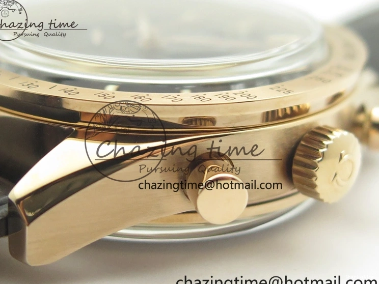 0102 Speedmaster ’57 Co-Axial RG OMF 1:1 Best Edition Black Dial On Leather Strap A9300 (Free Leather Strap) Resilient 8064